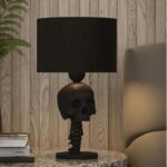 SKULL TABLE LAMP