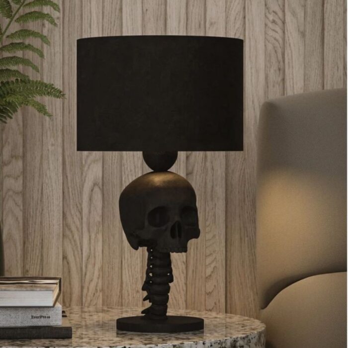 SKULL TABLE LAMP
