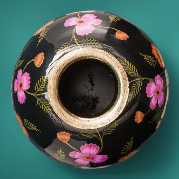 VASE LOREA M BLACK