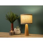 HANDMADE OAK TABLE LAMP