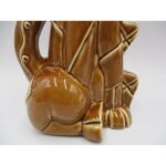 MID CENTURY PATCHWORK QUILT CAT LAMP BASE