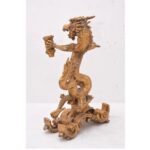 GOLD DRAGON STATUE
