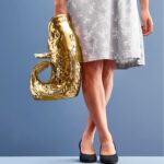 XXL VASE FISH BLUBB GLOSSY GOLD