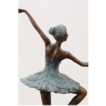XL BALLET DANCER BRONZE SCULPTURE
