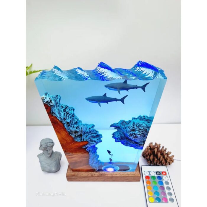 CUSTOM SHARK LAMPS
