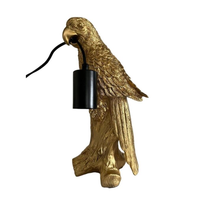 GOLD PARROT TABLE LAMP