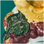 SICILIAN FEMALE BUST DECORATIVE VASE ISABETTA COLOURFUL HAND-PAINTED