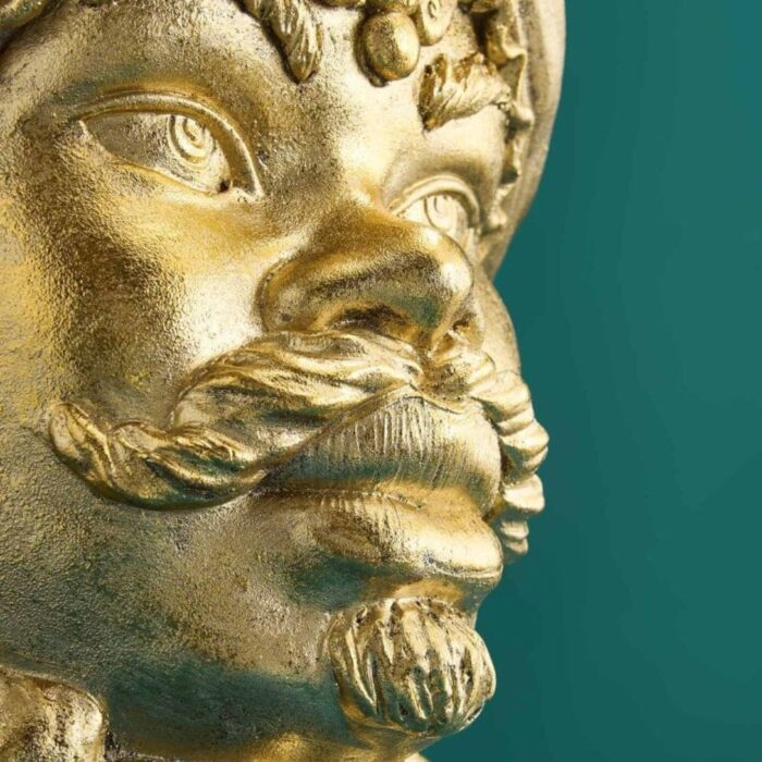 SICILIAN FLOWER POT AGOSTINO GOLD