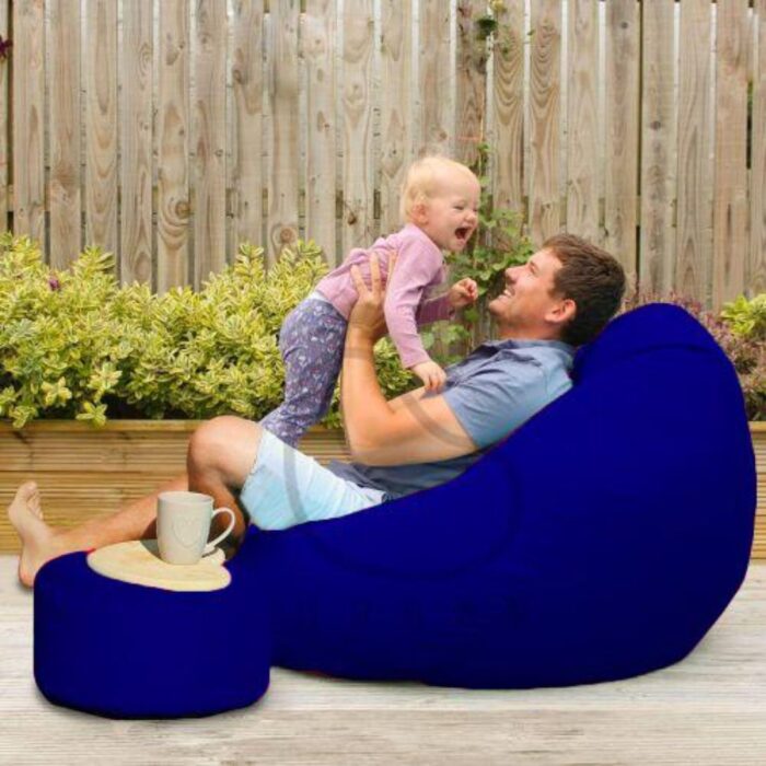 MODISH BEAN BAG WITH FOOT STOOL