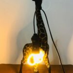 GIRAFFE SCULPTURE STATUE LAMP