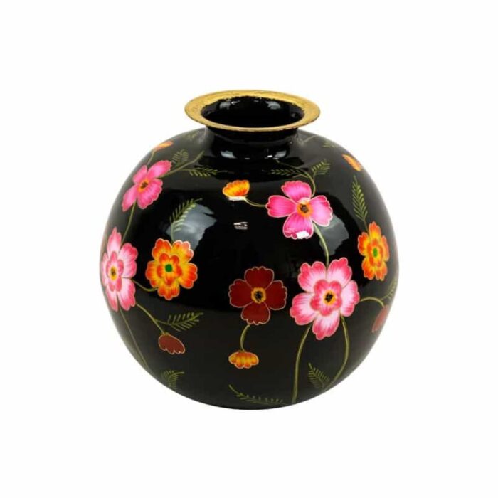 VASE LOREA M BLACK