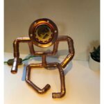 COPPER PIPE TABLE DESK LAMP