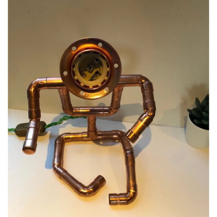 COPPER PIPE TABLE DESK LAMP
