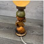 VINTAGE ENESCO DRUNK DRUNKEN MAN HOBO PUB LAMP