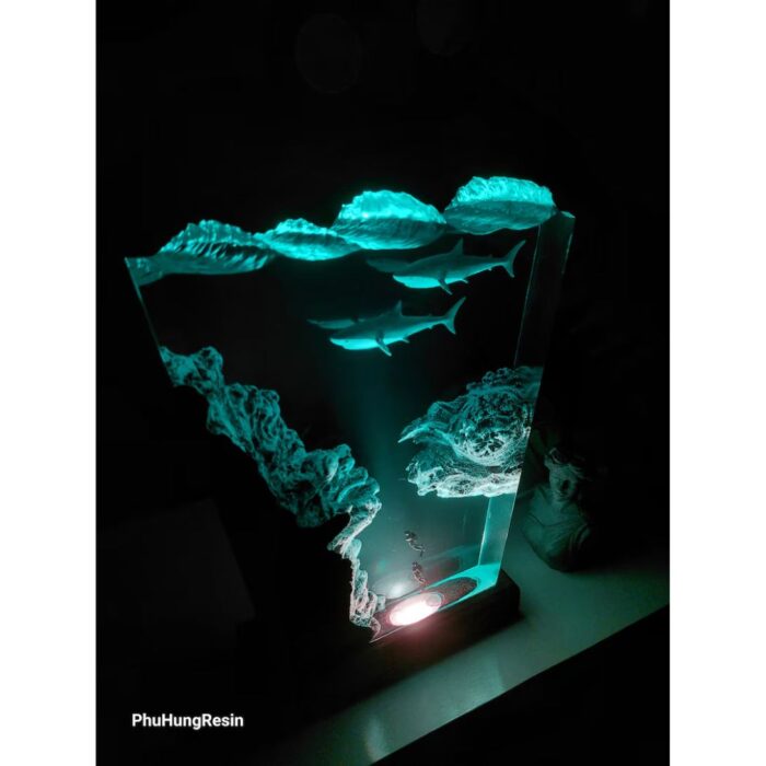 CUSTOM SHARK LAMPS