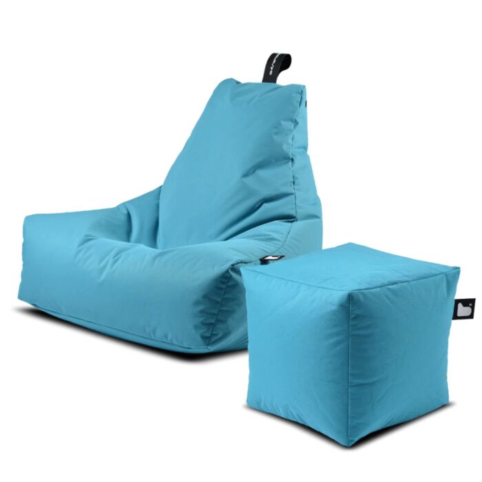 OSLO PASTEL OUTDOOR SOFA WITH STOOL