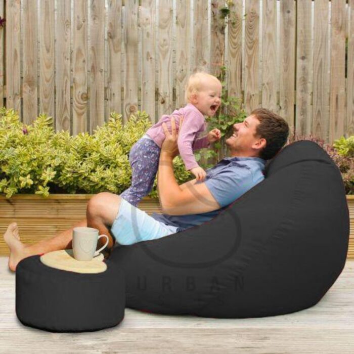 MODISH BEAN BAG WITH FOOT STOOL