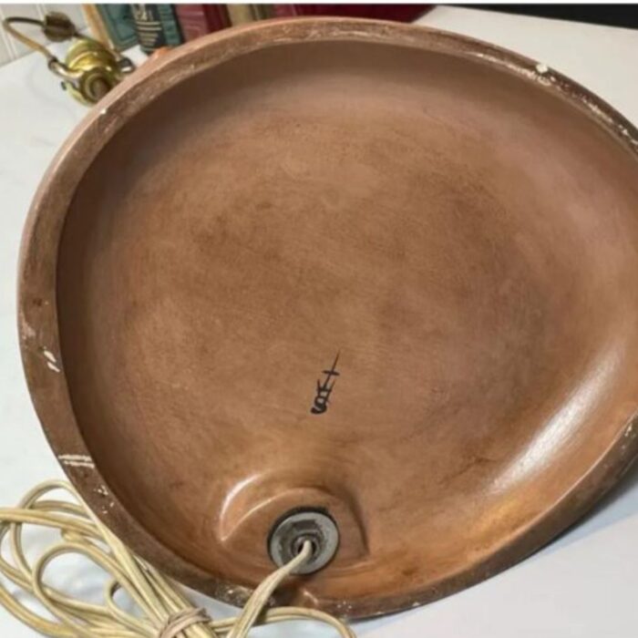 NATIVE AMERICAN CERAMIC FIGURE TABLE LAMP