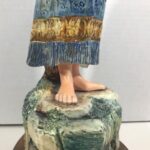 VINTAGE CERAMIC FIGURAL LAMP