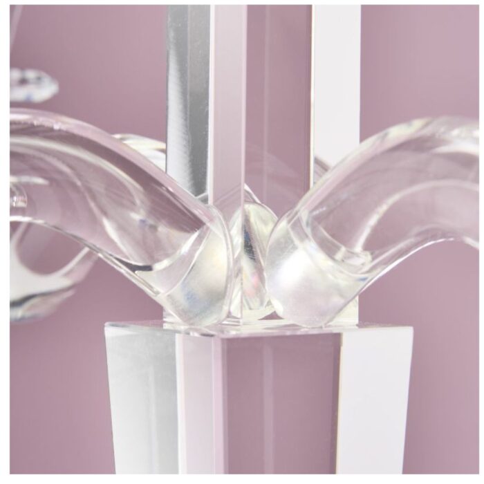 CRYSTAL CANDELABRUM 5-ARM WHITE