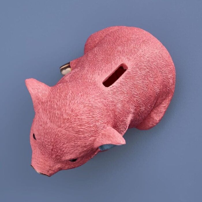 MONEY BOX PIG PIGGY BANK PINK