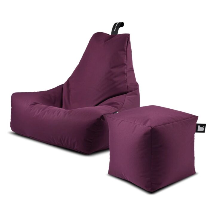 OSLO PASTEL OUTDOOR SOFA WITH STOOL