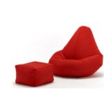 SET OF PARACHUTE BEAN BAG WITH STOOL