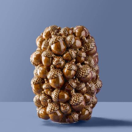 Acorn Vase Brown
