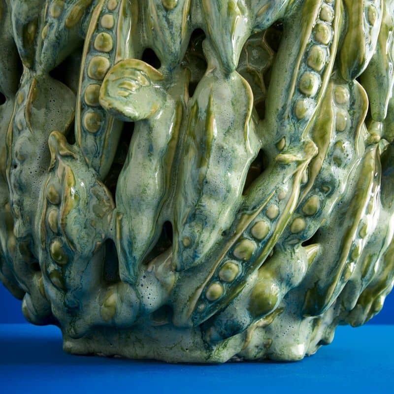 Bulbous Pea Vase Green
