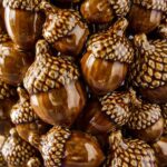 Acorn Vase Brown