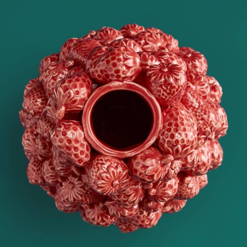 Vase Strawberry Red