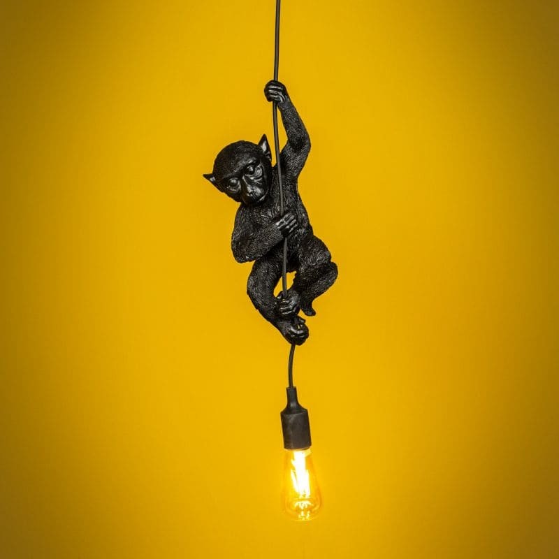 CEILING LAMP MONKEY CHIP BLACK