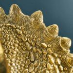 WALLLAMP DINOSAURS TRICERATOPS CERA GOLD
