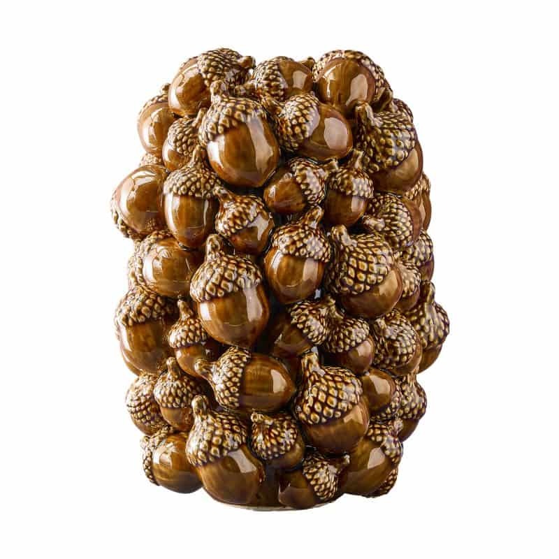 Acorn Vase Brown
