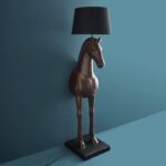 Floor Lamp Horse Amadeus Brown