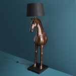 Floor Lamp Horse Amadeus Brown