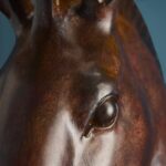 Floor Lamp Horse Amadeus Brown
