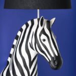 Floor Lamp Zebra Zora black-white