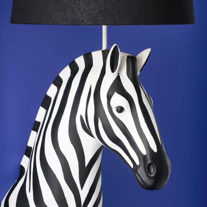 Floor Lamp Zebra Zora black-white