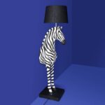 Floor Lamp Zebra Zora black-white