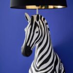 Floor Lamp Zebra Zora black-white