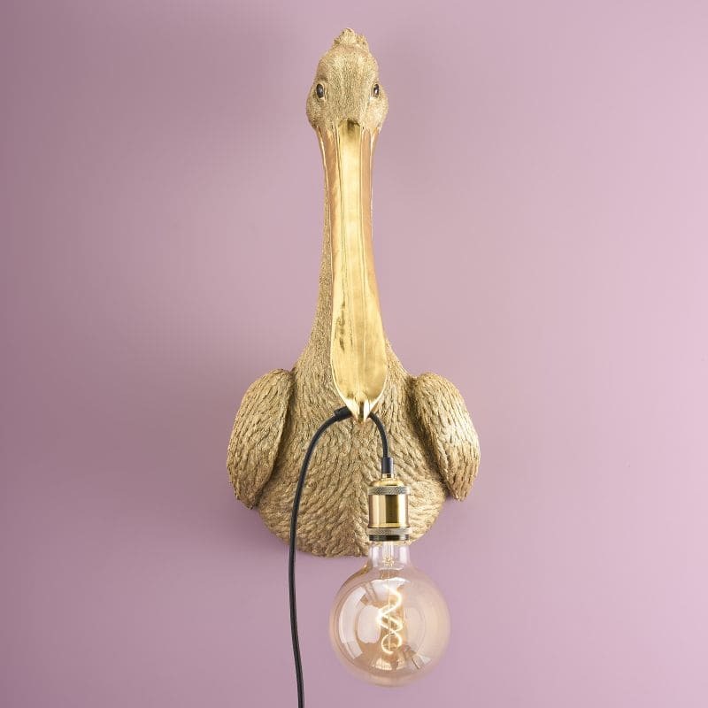 Wall Lamp Pelican Pelikanus Gold