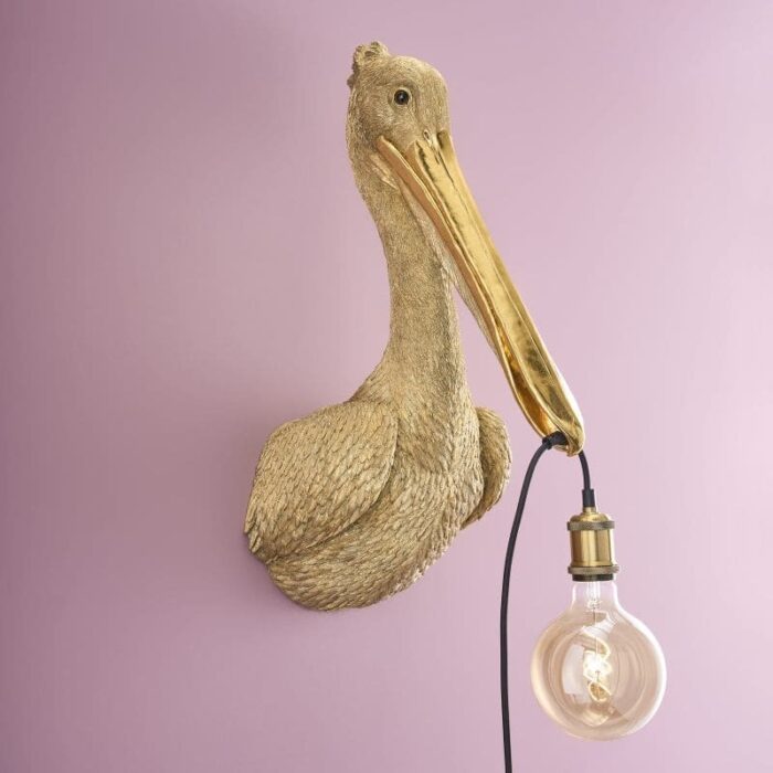 Wall Lamp Pelican Pelikanus Gold