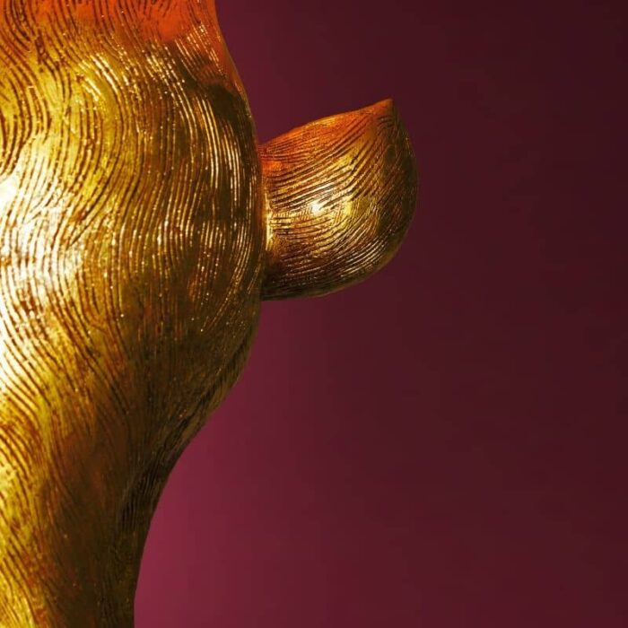 Floor Lamp Rabbit Hiding Rabbit Gold-Black