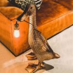 Floor Lamp Duck Ducky Gold