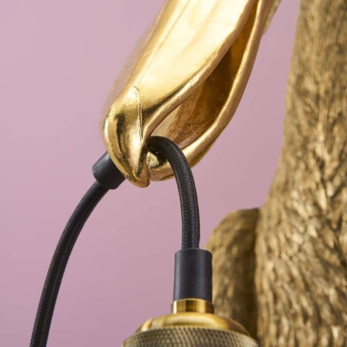 Wall Lamp Pelican Pelikanus Gold