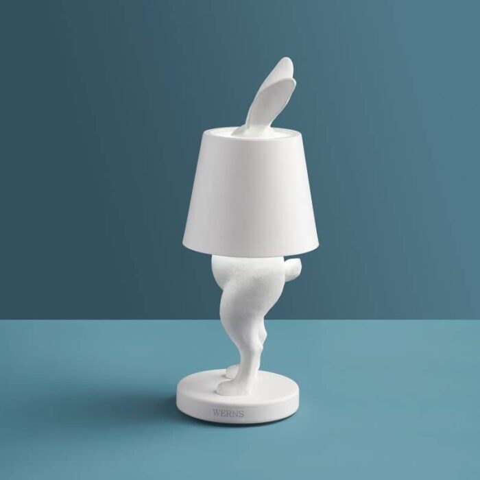 Table Lamp Rabbit Led Hiding Rabbit Matte White