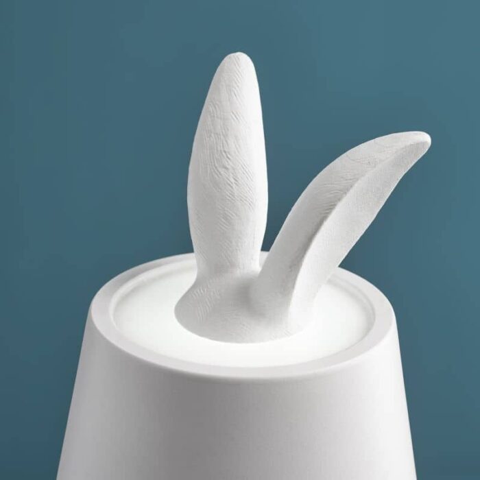 Table Lamp Rabbit Led Hiding Rabbit Matte White