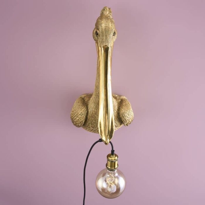 Wall Lamp Pelican Pelikanus Gold