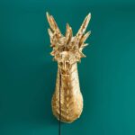 Wall Lamp Dragon Drake Gold